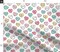 Candy Hearts Valentine Love Valentines Day Cute Pastel Lovers Romantic Custom Printed Fabric by Spoonflower Various Fabrics by the Yard or Fat Quarter
